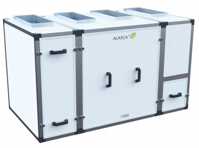 Приточно-вытяжная установка с рекуперацией тепла Alasca R2000V