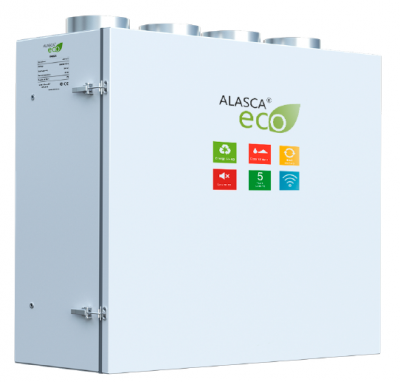 Приточно-вытяжная установка с рекуперацией тепла Alasca RR500V EC